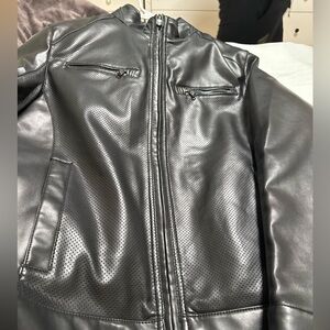 Men's Black Leather Jacket